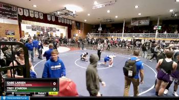 160 lbs Cons. Round 3 - Trey StaRosa, Eatonville vs Gabe Larsen, Coeur D`Alene High School