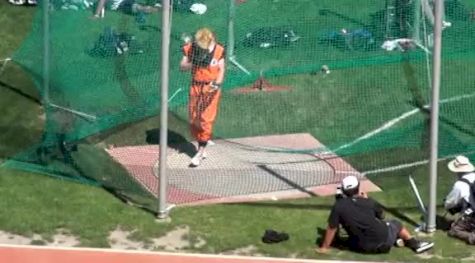 Olympian Julian Wruck dresses as Goku and launches the disc after saving Earth