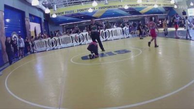 95 lbs Quarterfinal - Logan Quiroga, Lake Highland Prep vs Tucker Bailey, Well Trained
