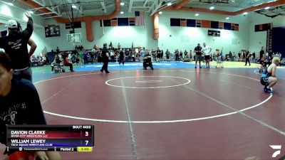 215 lbs Semifinal - Davion Clarke, River City Wrestling LLC vs William Lewey, Tech Squad Wrestling Club