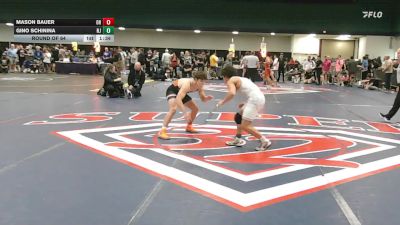 138 lbs Round Of 64 - Mason Bauer, OH vs Gino Schinina, NJ