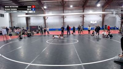 67 lbs Semifinal - Beau Mckeown, Mat Assassins 2 - ELB vs Elijah Torres, Ruthless - ELB