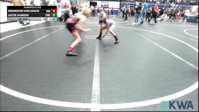 70 lbs Rr Rnd 1 - Remington Kincannon, Team Nomad vs Jaycie Harmon, Powerhouse