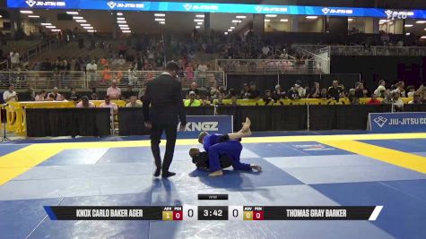 Thomas Gray Barker vs Knox Carlo Baker Ager 2025 Pan Kids Jiu-Jitsu IBJJF Championship