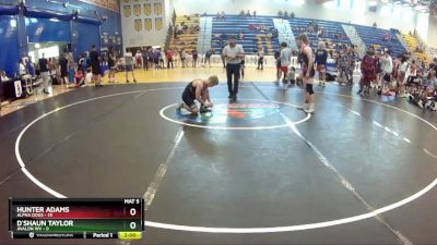 138 lbs Round 7 (8 Team) - D`Shaun Taylor, Avalon WV vs Hunter Adams, Alpha Dogs