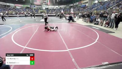 74 lbs Semifinal - Vincent Murray, Valley Bad Boys vs Stihl Ballard, Colorado Outlaws