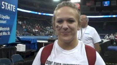 The Most Enthusiastic Arkansas "Underhog", Bailee Zumwalde, after a Historic Night for her Team