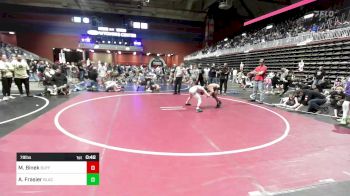 78 lbs 5th Place - Mac Binek, Buffalo Outlaws vs Aspen Frasier, Black Hills Academy