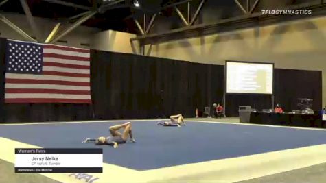 Jersy Nelke - Women's Pairs, CP Acro & Tumble - 2021 USA Gymnastics Championships