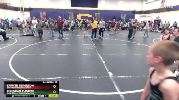 61 lbs Cons. Round 1 - Sawyer Ferguson, Stratford Knights Youth vs Christian Masters, Summerville Takedown Club