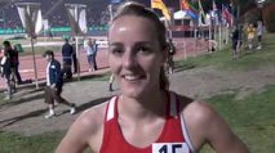Lucy Van Dalen 4th in her first 5k at 2012 Mt. SAC Relays
