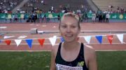 Hilary Stellingwerff of NB wins Puma Mile and gets the money at 2012 Mt SAC Relays