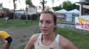 Katie Flood after 411 NCAA leading 1500 at 2012 Mt SAC Relays