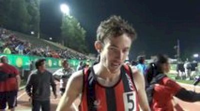 David McNeill shocked with running A standard after coming off injury at 2012 Mt. Sac Relays
