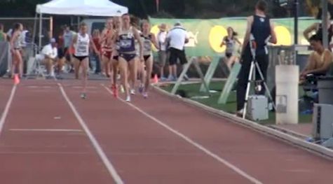Women's 1500 Finish (Katie Flood) 2012 Mt. Sac Relays