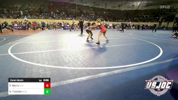 90 lbs Consolation - Piper Berry, Elgin Wrestling vs Keyley Tisdale, Blackwell Wrestling Club