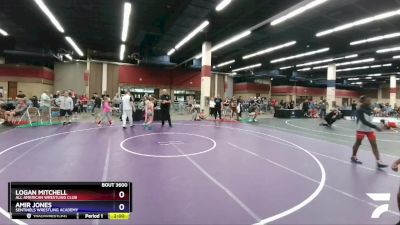 108 lbs Semifinal - Logan Mitchell, All American Wrestling Club vs Amir Jones, Sentinels Wrestling Academy