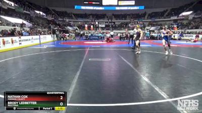 1A-4A 126 Quarterfinal - Brody Ledbetter, Reeltown vs Nathan Cox, Madison County