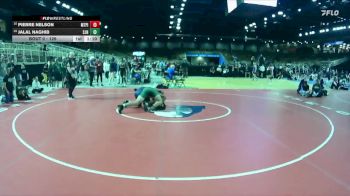 126 lbs Champ. Round 2 - Jalal Naghib, St. John Neumann vs Pierre Nelson, Mt. Pisgah Christian School