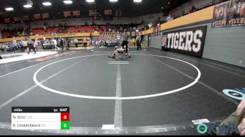 43 lbs Final - Nolan Ortiz, Lions Wrestling Academy vs Boomer Clinkenbeard, Comanche Takedown Club