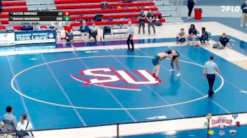 197 lbs Cons. Semi - Isaiah Manning, Greensboro vs Jacob Jimenez, Averett