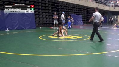58 lbs Round Of 16 - Gavin Bell, Greensburg vs Klay Boardingham, Barnegat Twp