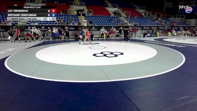 140 lbs Cons. Rd Of 16 - Lily Weinreich, IA vs BethAnn Templeman, IA