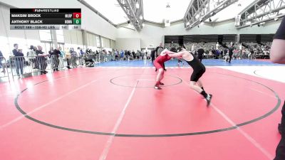 158-H2 lbs Semifinal - Maksim Brock, Miller Place vs Anthony Black, Northern Delaware Wrestling Academy