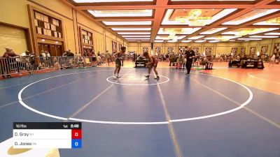 157 lbs Consi Of 16 #1 - Dean Gray, Ny vs Deshawn Jones, Pa