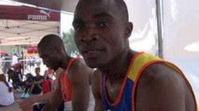 Prince Mumba pleased with second place effort in 800m at 2012 Mt. Sac Relays