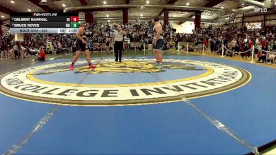 285 lbs Champ. Round 1 - Delbert Navrkal, Spring Valley vs Bruce Royce, Bishop Manogue