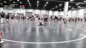120 lbs Semifinal - Bella **Gardner, Genesis Wrestling Club vs Paris **Turner, Rabbit Wrestling Club