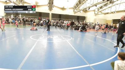 53 lbs Rr Rnd 1 - Levi Aten, SAVAGE Wrestling Academy - K3 vs Gabriel Goldsberry, Iron Horse - K3