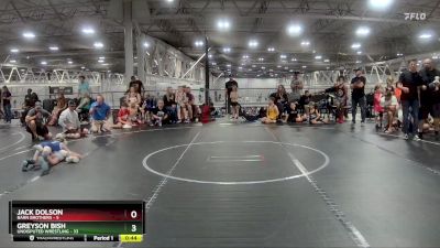 52 lbs Round 6 (8 Team) - Greyson Bish, Undisputed Wrestling vs Jack Dolson, Barn Brothers