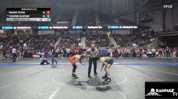 88 lbs Champ. Round 1 - Major Flynn, Sunflower Kids vs Cooper Slocum, Ogden`s Outlaws