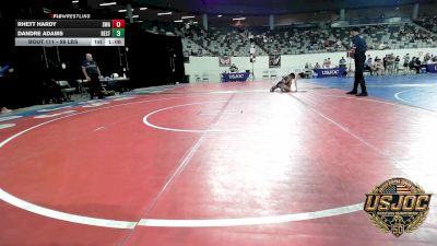 98 lbs 5th Place - Rhett Hardy, Shelton Wrestling Academy vs Dandre Adams, Best Trained