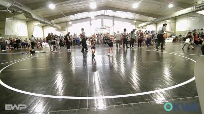 40 lbs Semifinal - Lane Carrier, Raw Wrestling Club vs Jaxon Gregory, Tulsa Blue T Panthers