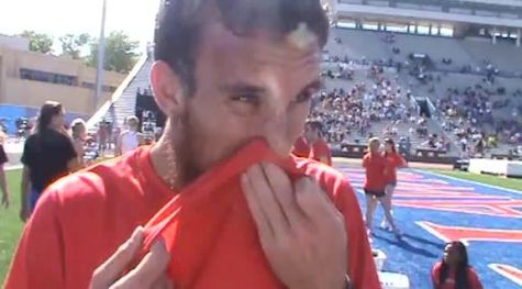 Your Ad Here! A.J. Acosta No Contract, No Shave 2012 Kansas Relays