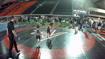 53-56 lbs Champ. Round 4 - Logan Radmall, Utah vs Brooks-Carter Weigle, Montana