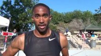 Jeremy Dodson moving past off the track issues to win 200m at 2012 Mt. Sac Relays