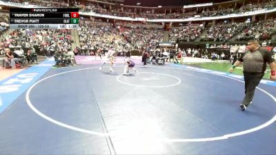 126-2A Semifinal - Traven Sharon, Fowler vs Trevor Piatt, Olathe