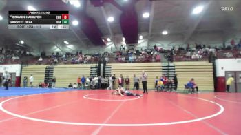 120 lbs Cons. Round 2 - Draven Hamilton, Evansville Mater Dei vs Garrett Deal, Unattached