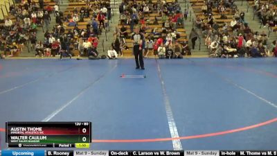 80 lbs Quarterfinal - Walter Caulum, West Salem Bangor vs Austin Thome, Immortal Athletics WC