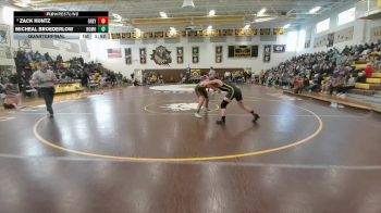 190 lbs Quarterfinal - Micheal Broederlow, Rocky Mountain vs Zack Kuntz, Greybull/Riverside