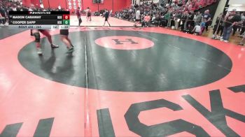 285 lbs Champ. Round 3 - Cooper Sapp, Columbia (HICKMAN) (MO) vs Mason Caraway, Normal (COMMUNITY)