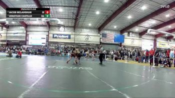 132 lbs Cons. Round 1 - Jacob McLaughlin, Pahrump Valley vs Jonathan Castillo, Clark