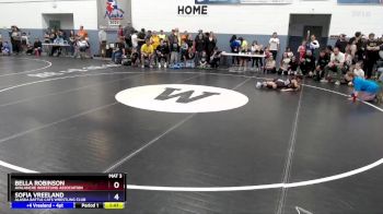 67 lbs Quarterfinal - Sofia Vreeland, Alaska Battle Cats Wrestling Club vs Bella Robinson, Avalanche Wrestling Association