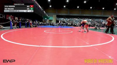 240 lbs Round Of 16 - Lyla Hensen, Next Level vs Ida Wilson, Apollo Mat Club