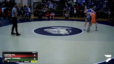 132 lbs Cons. Round 2 - Carter Hill, Marlington vs Jeffrey Summers, Cvca