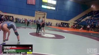 3 - 132 lbs Cons. Round 3 - Ryan Maxwell, Rockbridge County HS vs Cameron Noell, Cave Spring